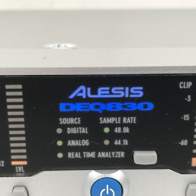 Alesis DEQ830 EQ / RTA / Real Time Analyzer / ADAT Analog AD/DA Converter image 3