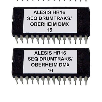 ALESIS HR-16 / Hr-16B Boundle Roland Tr808 Sounds + Oberheim Dmx + Linn Drum sound eproms rom