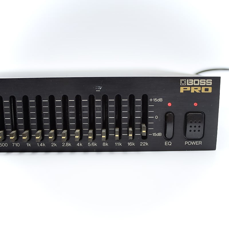 【再値下げ】BOSS GE‐21 GRAPHIC EQUALIZER Boss PRO GE-21 Graphic Equalizer Made in Japan Half Rack