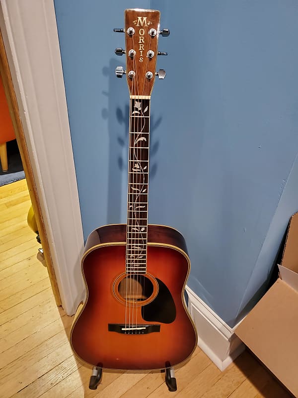 貴重 極美品 MORRIS LF-500 ハカランダ合板 アコースティックギター Morris LF-500 アコースティックギター☆現状品