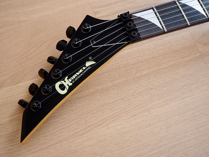 Charvel 3DR Dinky Reverse Headstock Fire Crackle 1980s Made