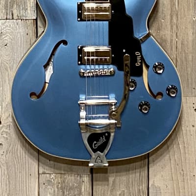 Guild Starfire I DC Semi-Hollow Electric Guitar - Pelham Blue, Support Indie Music Shops Buy it Here image 2