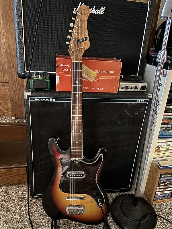 1960s Heit Deluxe Single Pickup - Sunburst image 1