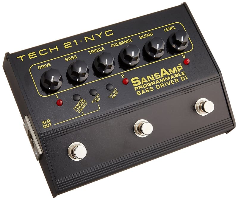 Tech 21 NYC SansAmp Bass Driver DI プリアンプ Tech 21 NYC Sansamp Bass Driver DI V2