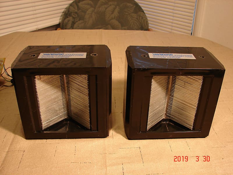 Pair ESS Heil AMT 1 Air Motion Transformer Tweeters Speakers w