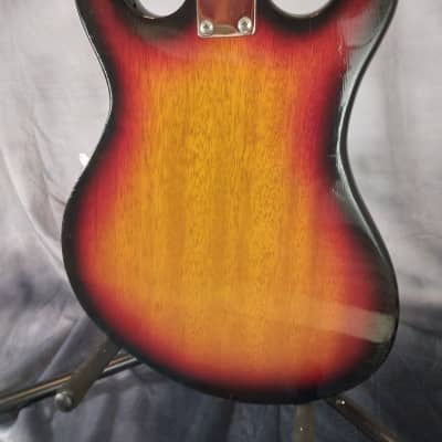 Norma Vintage Made in Japan Solid Body Electric Guitar 1960s - Red Burst image 11