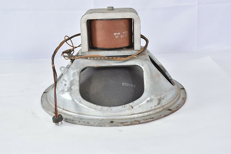 1951 Magnavox / Jensen 15" Field Coil Tube Amp Electric speaker western USA prod image 1