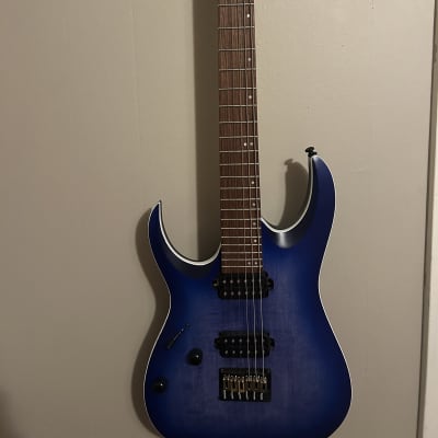 Ibanez RGA42FML Left-Handed Electric Guitar (Blue Lagoon