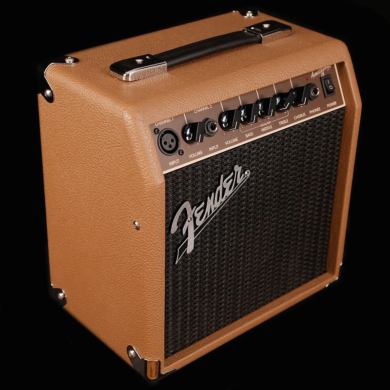 Fender acoustasonic 15 acoustic 2024 combo amp tan