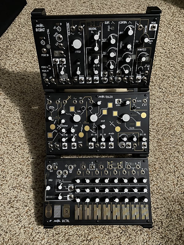 Make Noise Strega 0-coast and 0-ctrl with triple stand image 1