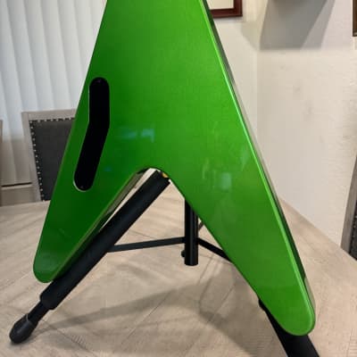 Gibson Dave Mustaine Signature "Rust in Peace" Flying V EXP 2022 - Present - Alien Tech Green image 15