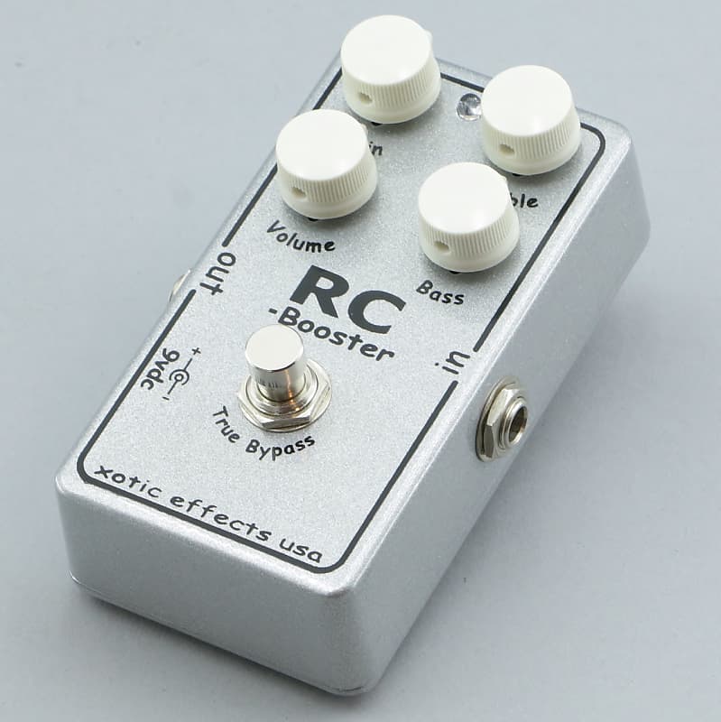 Xotic RC-Booster (Limited Edition Silver Glitter) Overdrive Guitar Effects  Pedal