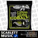 Ernie Ball 2728 Cobalt 7-String Regular Slinky Electric Guitar Strings 10-56