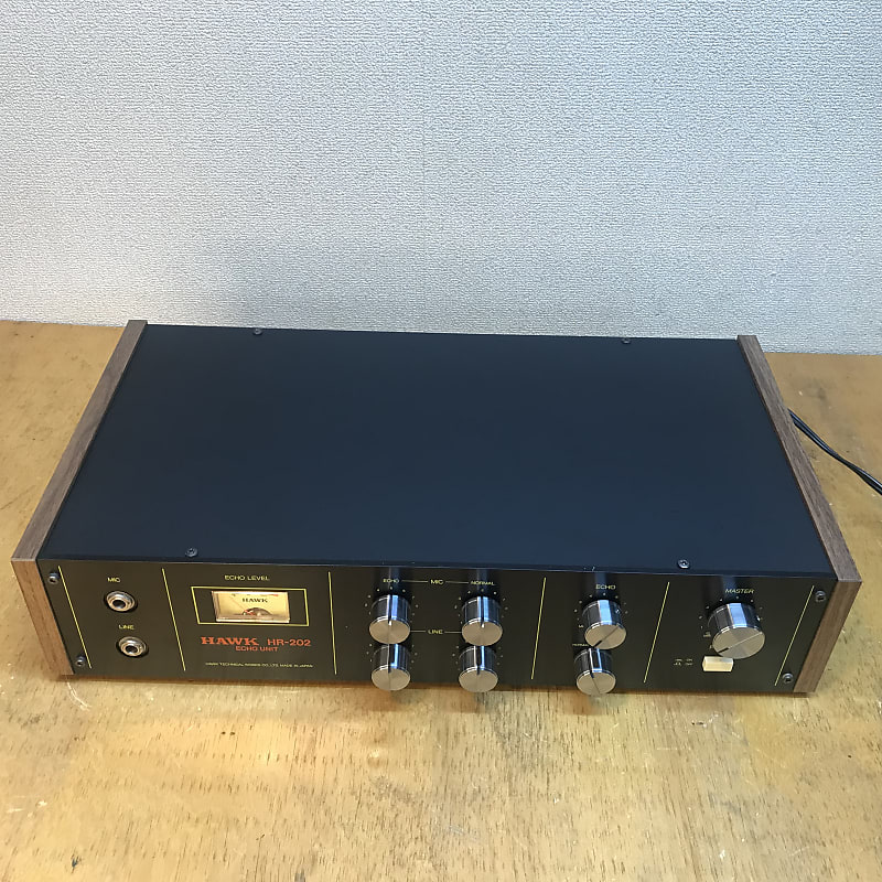 Beautiful vintage Hawk HR-202 Spring reverb unit- The best spring reverbs I  have found.