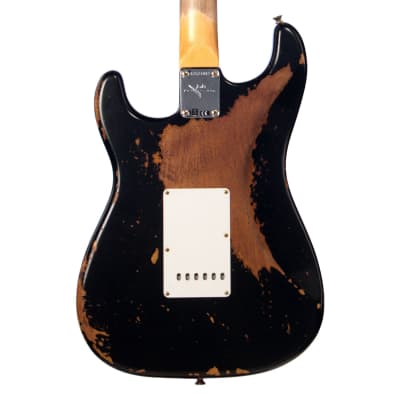 Fender Custom Shop 1960 Stratocaster Heavy Relic - Aged Black - Custom Boutique Electric Guitar - NEW! image 2