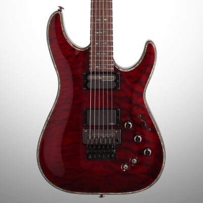 Schecter Hellraiser C-1 FR-S Electric Guitar, Black Cherry image 1