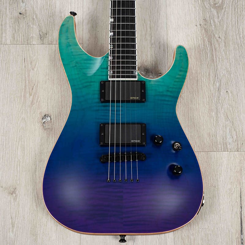 ESP USA Horizon-II Guitar, Ebony Fretboard, EMG 81-X / 85-X Pickups, Violet  Shadow Fade