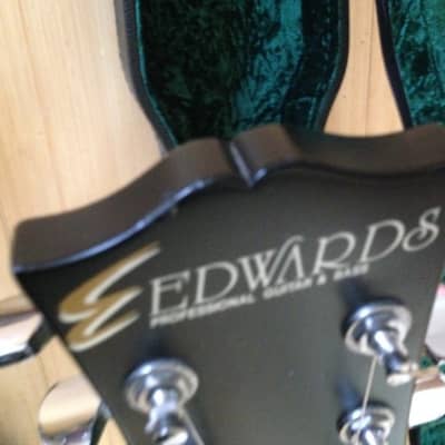 1993 Edwards by ESP Gothic Purple LP Shaped Superstrat Guitar w Premium USA Hardshell Case MIJ Japan image 18