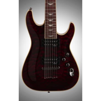 Schecter Omen Extreme 7-String Electric Guitar, Black Cherry image 3