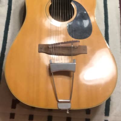 Melobar "Wood Acoustic" - rare 10 string stand up slide/steel guitar 1972 for sale