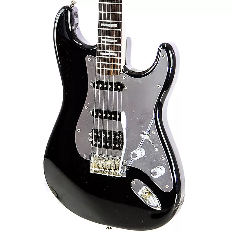 Fender Deluxe Series Big Block Stratocaster Black 2006 image 3