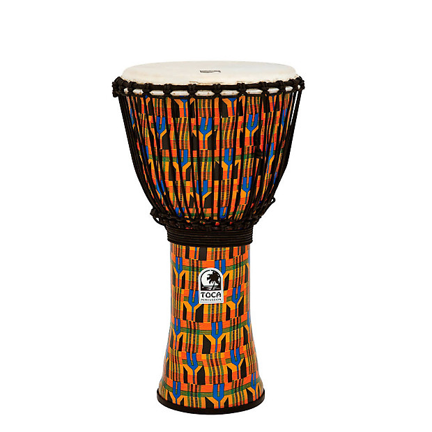 Toca Percussion SFDJ-12K Freestyle Rope-Tuned 12" Djembe image 1