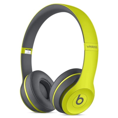 Beats by Dre Solo 2  Wireless Active On-Ear Headphone in Shock Yellow image 1