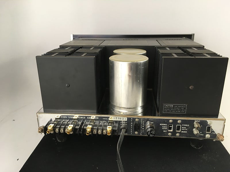 McIntosh MC2205 200-Watt Stereo Solid State Power Amplifier imagen 4