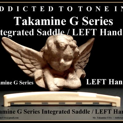 Takamine LEFT Handed G Series Integrated TUSQ Saddle  / OEM Part / Authorized Dealer image 2