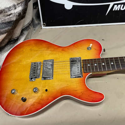 James Tyler Mongoose Special Semi-Hollow Body Singlecut Guitar with Case 2011 Faded Cherry Sunburst image 5