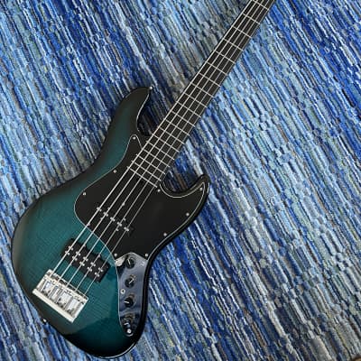 SADOWSKY NYC Vintage 5/21 Ebony/Ash/SUPER-J 2018 Blue/Flamed SADOWSKY NYC Vintage 5/21 Ebony/Ash/SUPER-J 2018 Blue/Flamed