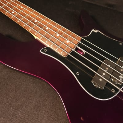 F Bass VF5-PJ Gloss Candy Plum, Ash Body 5 String Bass with Bag image 9