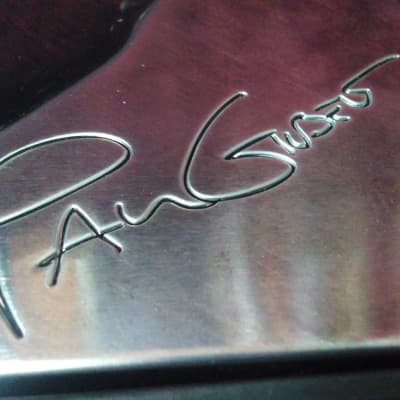 Paul Gilbert Handprint Metal Plate Young Guitar the Master