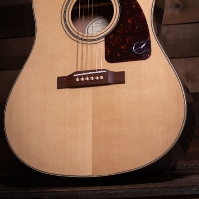 Epiphone AJ-220S Acoustic Guitar, Natural image 5
