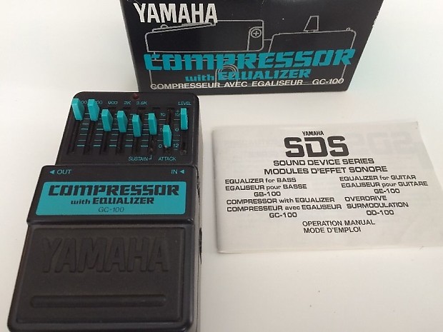 Yamaha GC-100 Compressor With Equalizer Vintage Made in