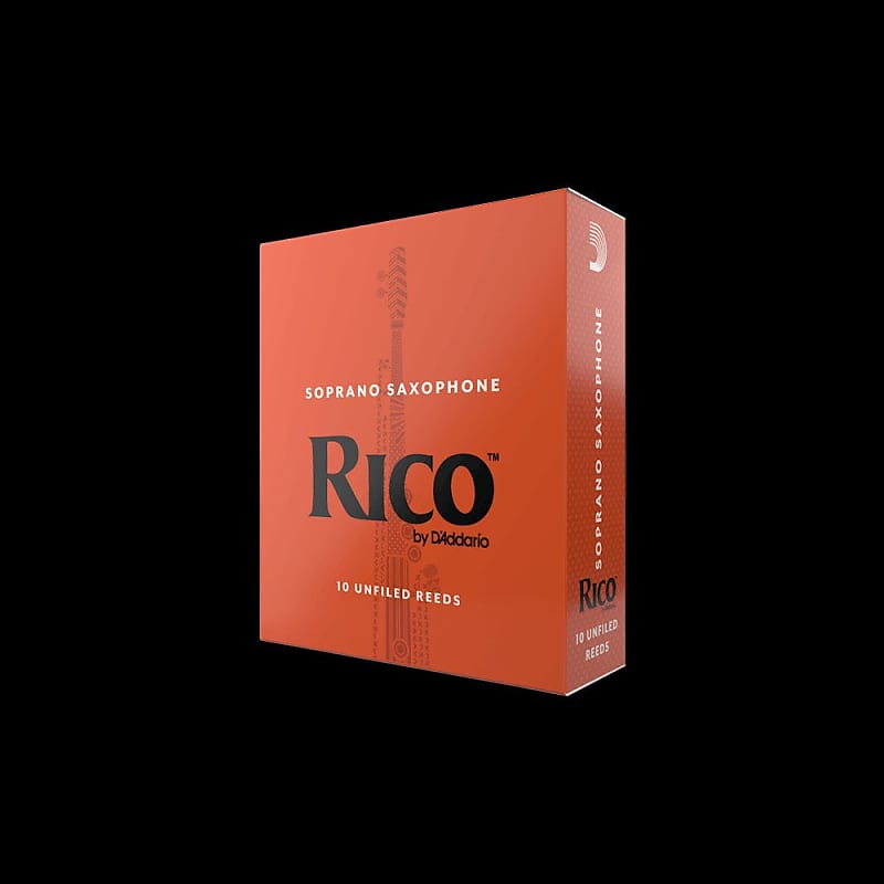 D'Addario Rico Soprano Sax Reeds | Strength 2 | 3-pack image 1