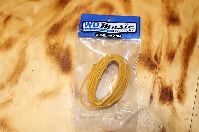 WD Gavitt Vintage Cloth Wire Yellow 25 FT GAVW-Y-25 image 1
