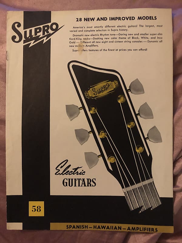 Supro Catalog 1960s Reverb