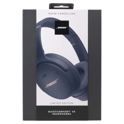 Bose QuietComfort 45 Noise-Canceling Wireless Over-Ear Headphones (Limited Edition, Midnight Blue) image 2