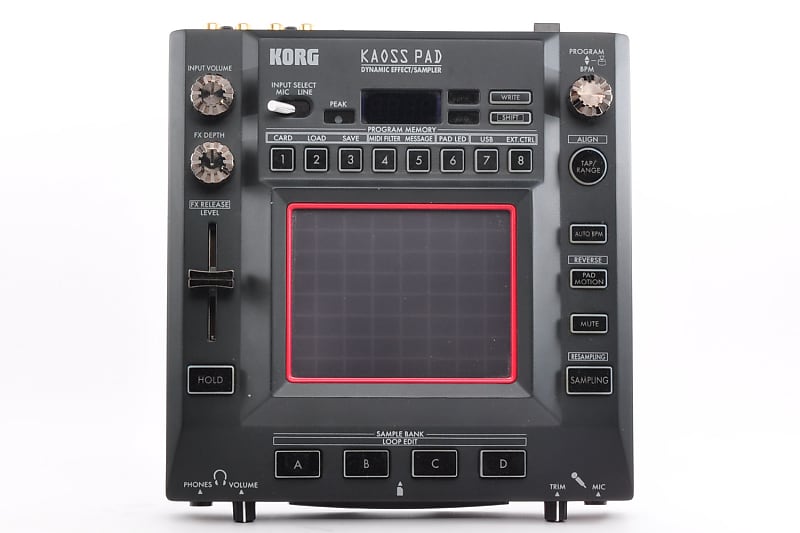 Korg KP3 Kaoss Pad w/SDcard Box Adapter Dynamic Effect Sampler Sequencer  Used From Japan #071795