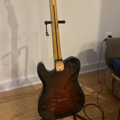 Fender Modern Player Telecaster Thinline Deluxe 2012 - 2018 3-Color Sunburst image 2
