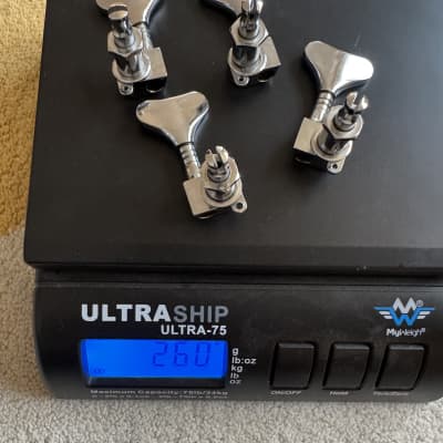 Schaller Bass tuners 2+2 Made in W.Germany 70s-80s - Chrome image 7