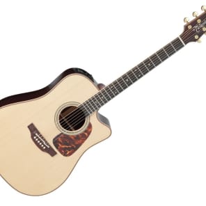 Takamine P7DC Pro Series 7 Dreadnought Cutaway Acoustic/Electric Guitar Natural Gloss