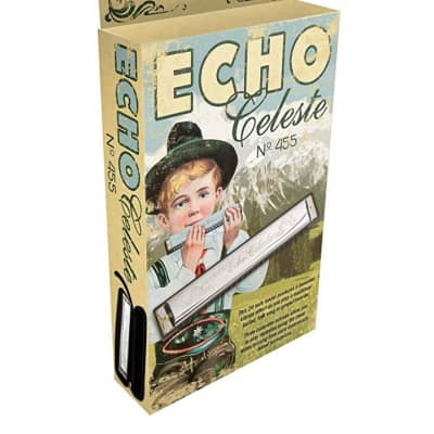 Hohner 455 Echo Celeste Tremolo Harmonica w/ Case - Key of E image 3