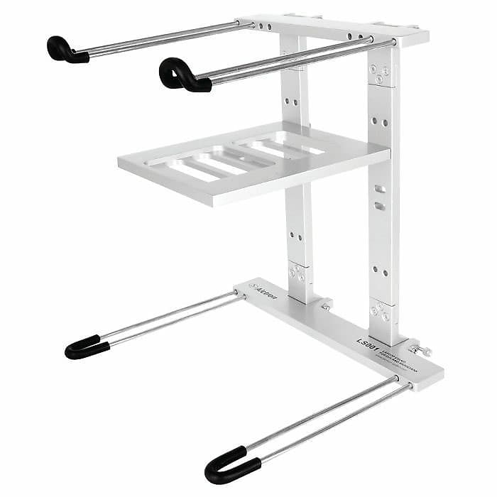 Adjustable Ultimate DJ Laptop MultiPurpose Stand DoubleTier Reverb