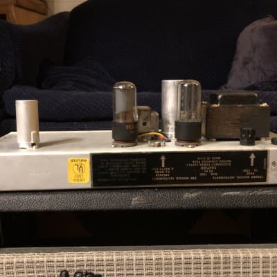 1974 Fender Champ chassis w/ original RCA tubes - serviced Silverface 6w tube amp image 4