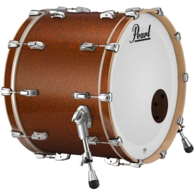 Pearl Music City Custom 26"x16" Reference Series Bass Drum w/o BB3 Mount BLUE SATIN MOIRE RF2616BX/C721 image 4