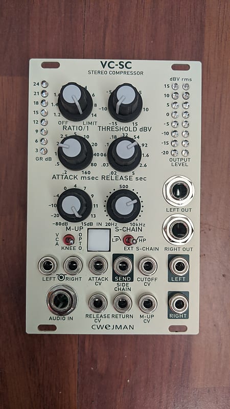 Cwejman VC-SC Stereo VC compressor Eurorack module V RARE