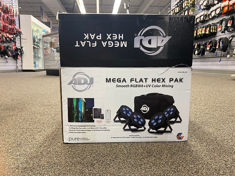 American DJ Mega Flat Hex Pak Light (Springfield, NJ) Reverb