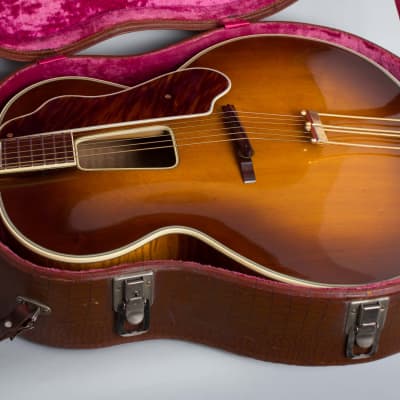 Epiphone  Emperor Concert Arch Top Acoustic Guitar (1949), ser. #58825, original brown hard shell case. image 13